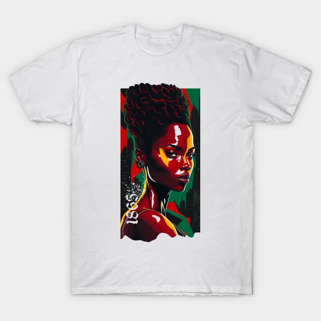 juneteeth - emancipation of enslaved African Americans 1856 06/19/2023 T-Shirt by design-lab-berlin